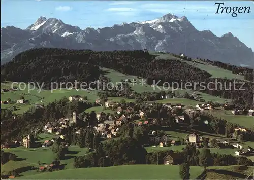 Trogen AR mit Altmann und Saentis Appenzeller Alpen / Trogen /Bz. Mittelland