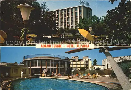 Abano Terme Hotel All Alba Swimming Pool Kat. Abano Terme