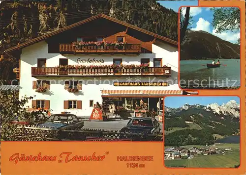 Graen Tirol Gaestehaus Tauscher Haldensee Alpenpanorama Kat. Graen