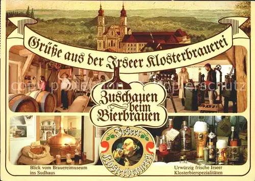 Irsee Klosterbrauerei Museum Bierspezialitaeten Kat. Irsee