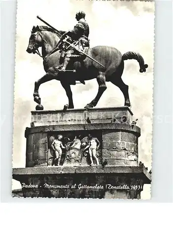 Padova Monumento al Gattamelata Denkmal Kat. Padova