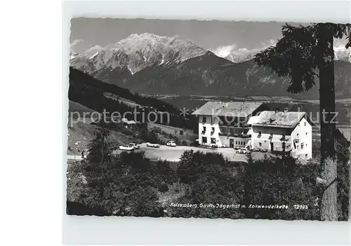 Kolsassberg Gasthaus Jaegerhof Karwendelkette Kat. Kolsassberg