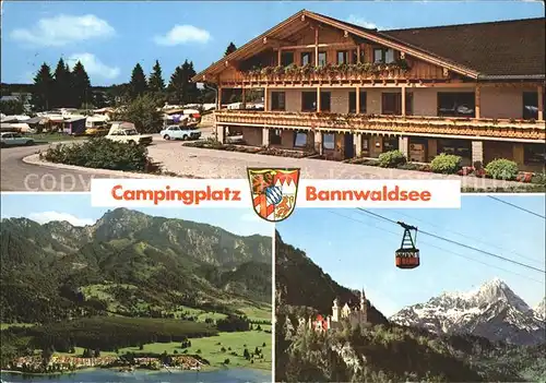 Schwangau Campingplatz Bannwaldsee Kat. Schwangau
