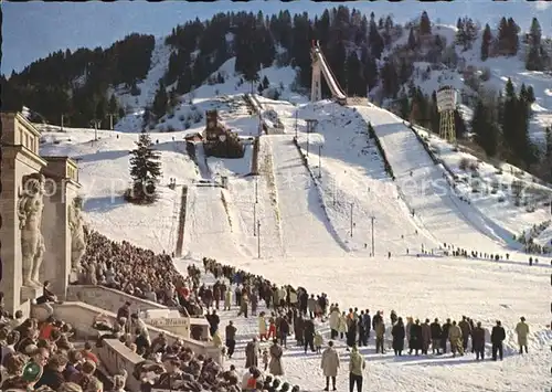 Garmisch Partenkirchen Sprungschanze Olympisches Skistadion Kat. Garmisch Partenkirchen