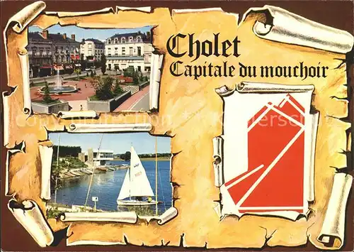 Cholet Lac de Ribou Capitale du Mouchoir Kat. Cholet