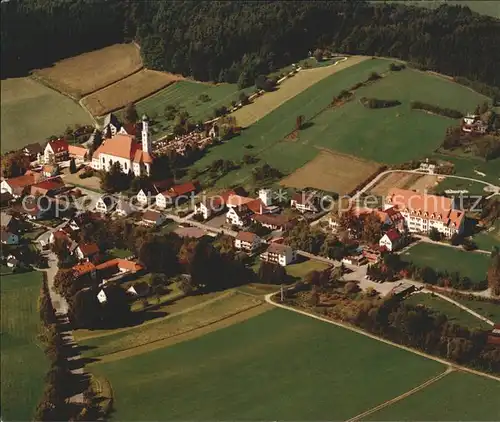 Violau Fliegeraufnahme Wallfahrtskirche mit Pfarrheim Kat. Altenmuenster