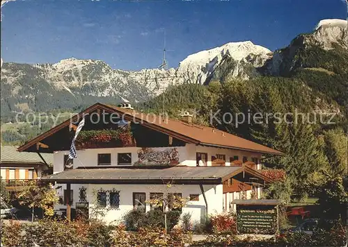 Schoenau Koenigssee Pension Bergidyll Kat. Schoenau a.Koenigssee