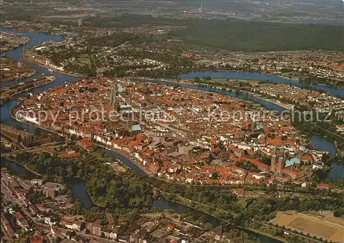 Luebeck Fliegeraufnahme Kat. Luebeck