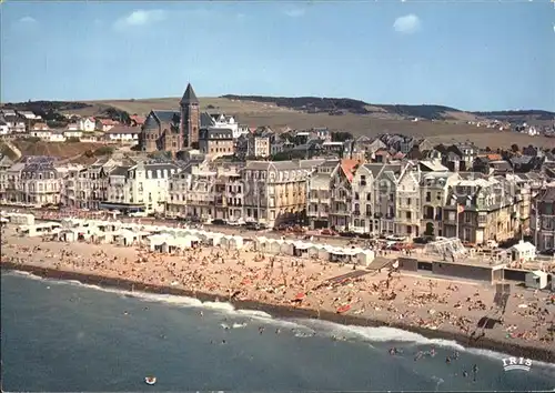 Mers les Bains Fliegeraufnahme Strand Kat. Mers les Bains