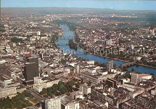 Frankfurt Main Fliegeraufnahme Mainbruecken Kat. Frankfurt am Main