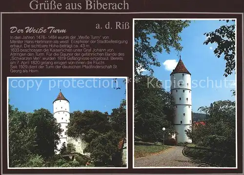 Biberach Baden Weisser Turm Kat. Biberach Kinzigtal