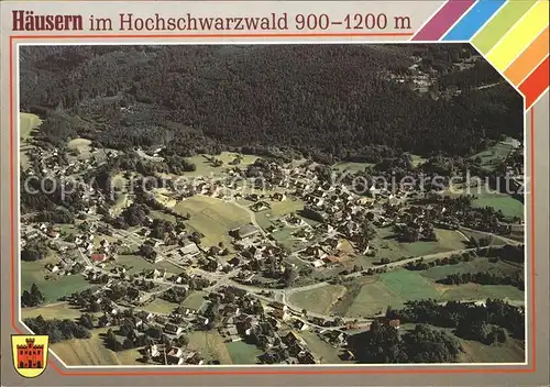 Haeusern Schwarzwald Fliegeraufnahme Kat. Haeusern