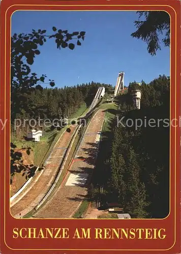 Oberhof Thueringen Skischanze am Rennsteig Kat. Oberhof Thueringen