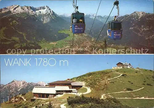 Garmisch Partenkirchen Wank Seilbahn Kat. Garmisch Partenkirchen