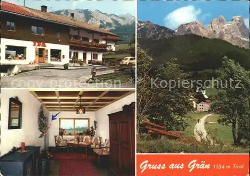 Graen Tirol Fremdenheim Eafeluise Haus Kat. Graen