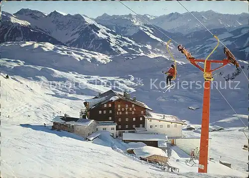 Kitzbuehel Tirol Skigebiet Kitzbueheler Horn Sessellift Kat. Kitzbuehel