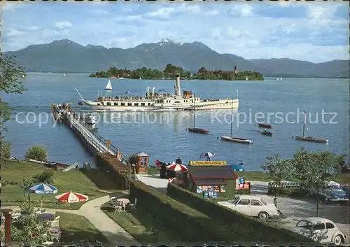 Chiemsee Gstadt Fraueninsel Kat. Chiemsee