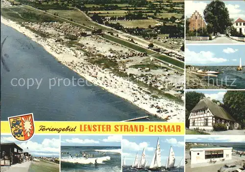 Cismar Fliegeraufnahme Lenster Strand Kat. Groemitz