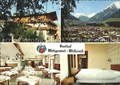 Mittersill Oberpinzgau Gasthaus Metzgewirt Mittersill Kat. Mittersill