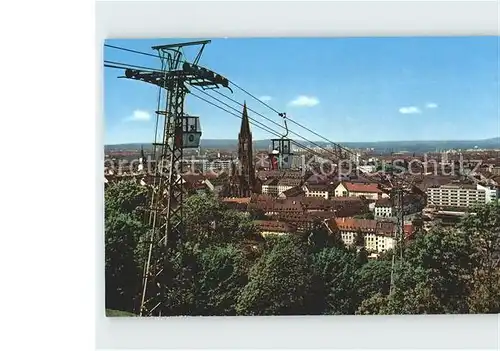 Freiburg Breisgau Schlossbergseilbahn Kat. Freiburg im Breisgau