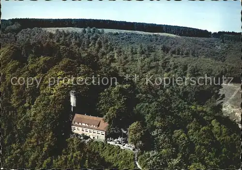 Bad Driburg Fliegeraufnahme Iburg mit Sachsenklause Kat. Bad Driburg