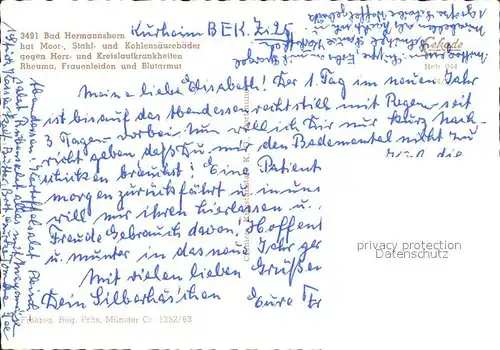 Bad Hermannsborn Fliegeraufnahme  Kat. Bad Driburg