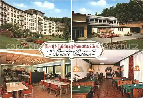 Breuberg Ernst Ludwig Sanatorium Kat. Breuberg