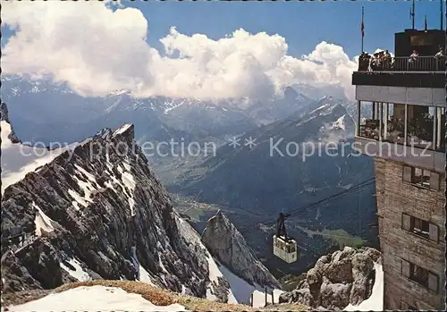 Zugspitze Zugspitzseilbahn Kat. Garmisch Partenkirchen