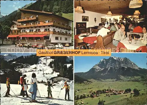 Lermoos Tirol Gasthof Grieserhof  Kat. Lermoos