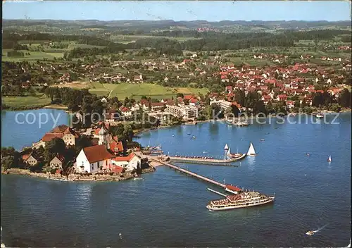 Wasserburg Bodensee Fliegeraufnahme Kat. Wasserburg (Bodensee)