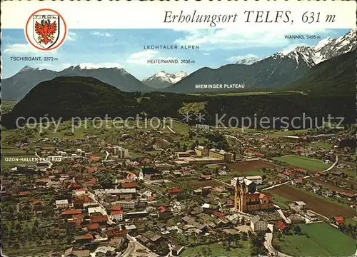 Telfs Tirol Fliegeraufnahme / Innsbruck /Innsbruck Land 