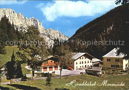 Weissbach Lofer Alpengasthof Hirschbuehl / Weissbach bei Lofer /Pinzgau-Pongau
