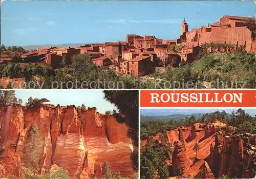 Roussillon Vaucluse  Kat. Roussillon