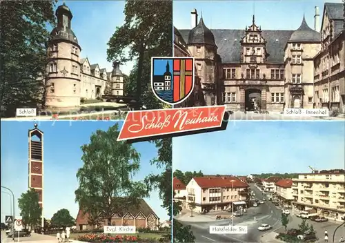 Schloss Neuhaus Innenhof  Kat. Paderborn
