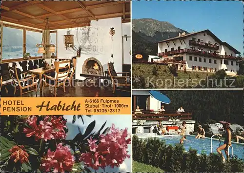 Fulpmes Tirol Hotel Pension Habicht Kat. Fulpmes