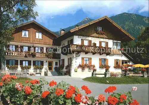 Walchensee Gaststaette Pension Cafe Edeltraut Kat. Kochel a.See