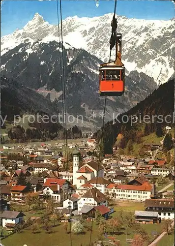 Schruns Vorarlberg mit Montafoner Hochjochbahn Kat. Schruns