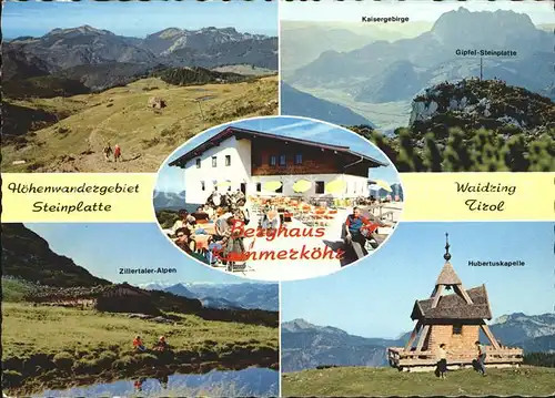 Waidring Tirol Hoehenwandergebiet Steinplatte Kat. Waidring