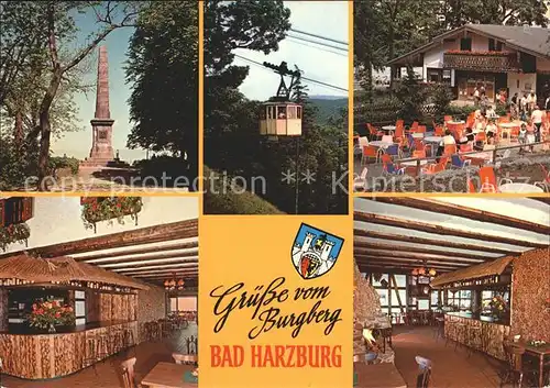 Bad Harzburg Burgberg Cafe Restaurant Kat. Bad Harzburg