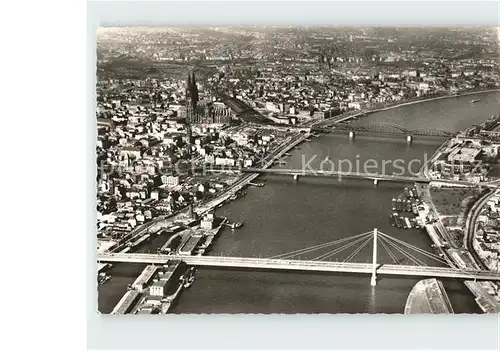 Koeln Rhein Fliegeraufnahme Kat. Koeln