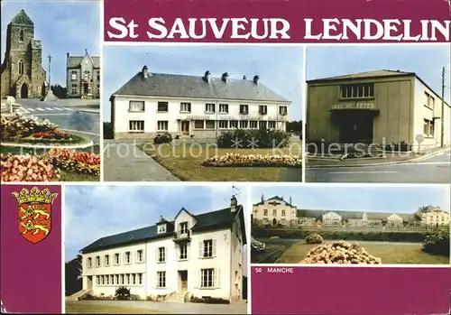 Saint Sauveur Lendelin Manche Salle de Fetes Post Kirche Kat. Saint Sauveur Lendelin