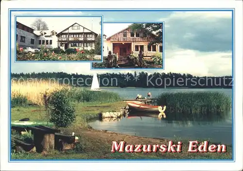 Ruciane Nida Mazurski Eden Hotel Camping  Kat. Rudczanny Ostpreussen