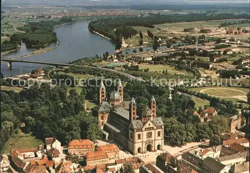 Speyer Rhein Fliegeraufnahme Kat. Speyer