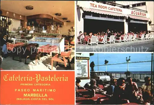 Marbella Andalucia Cafeteria Pasteleria Acuarium Kat. Marbella