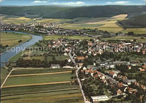 Lippoldsberg Fliegeraufnahme Kat. Wahlsburg