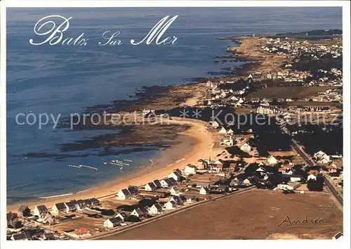 Batz sur Mer Fliegeraufnahme Cote Sauvagne Kat. Batz sur Mer