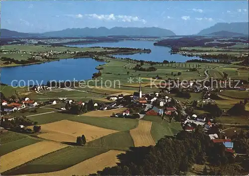 Taching See Tachinger Waginger See Salzkammergutberge Untersberg Kat. Taching a.See