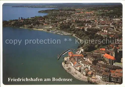 Friedrichshafen Bodensee Fliegeraufnahme Kat. Friedrichshafen