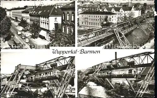 Barmen Wuppertal Schwebebahn Kat. Wuppertal