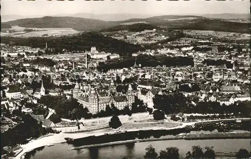 Aschaffenburg Main Fliegeraufnahme Mainpartie Kat. Aschaffenburg